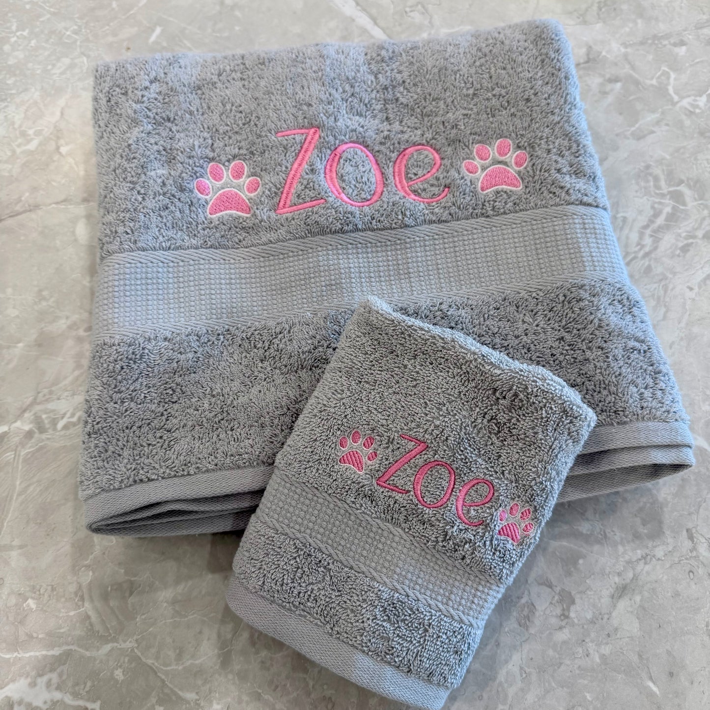 Bath Towel Set- Grey