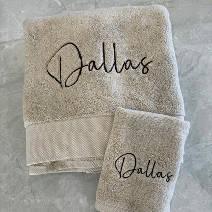 Bath Towel Set- Beige