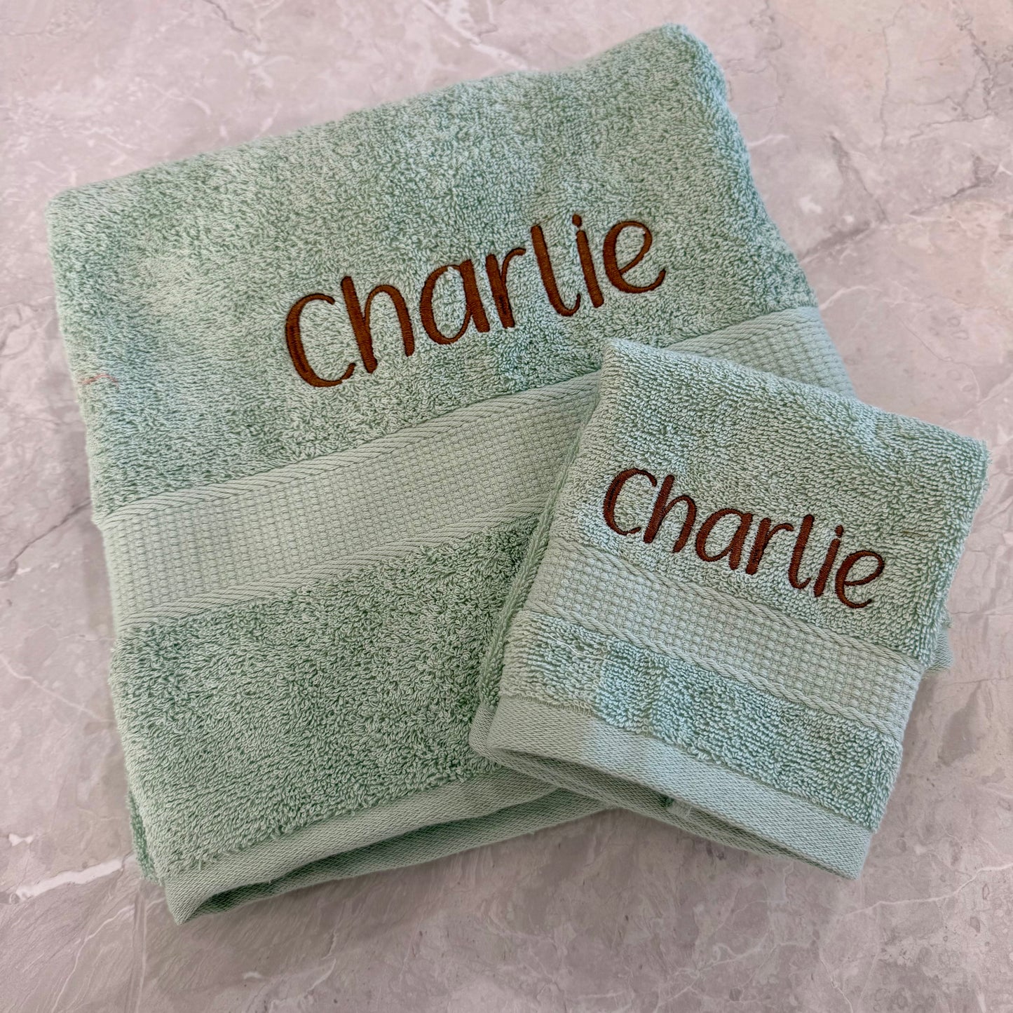 Bath Towel Set- Sage Green